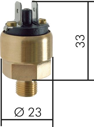 Exemplarische Darstellung: Druckschalter