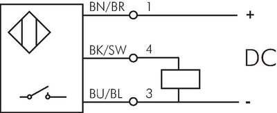 Schematic symbol: Cylinder switch, fully electronic sensor